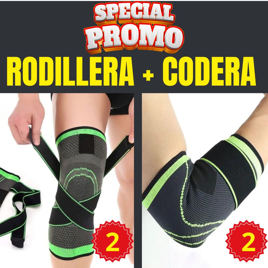 ⭐ 2 Rodillera + 2 Codera