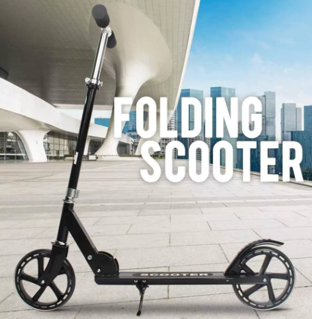 Scooter Plegable Metalico 200mm Color Ne