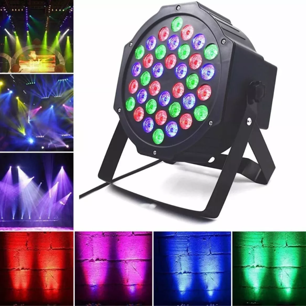 Foco fiesta disco RGB DMX 36 LED RGB