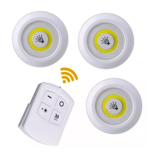 Set 3 Luces Led Con Control