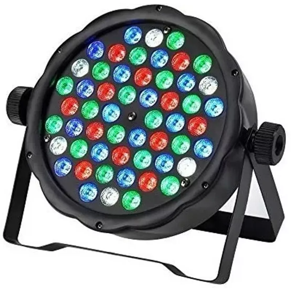 Plato foco disco 54 LED RGB fiesta