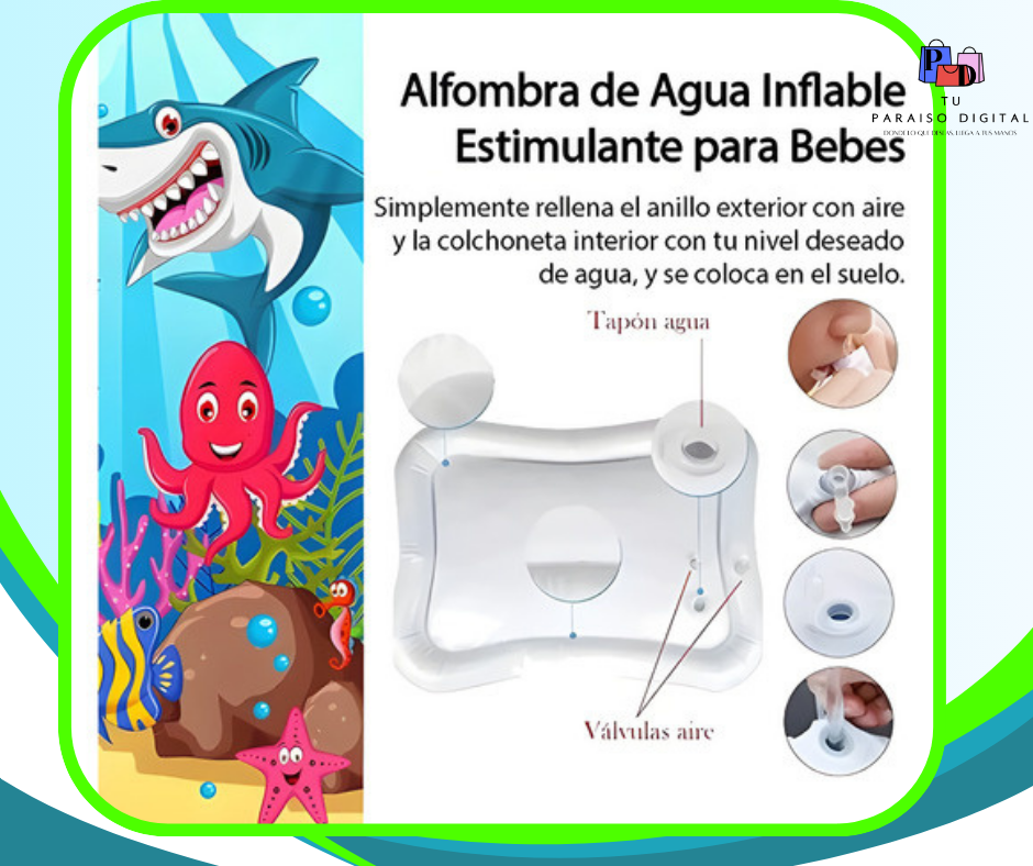 ALFOMBRA DE AGUA DIDÁCTICA - BABY SPLASH™️